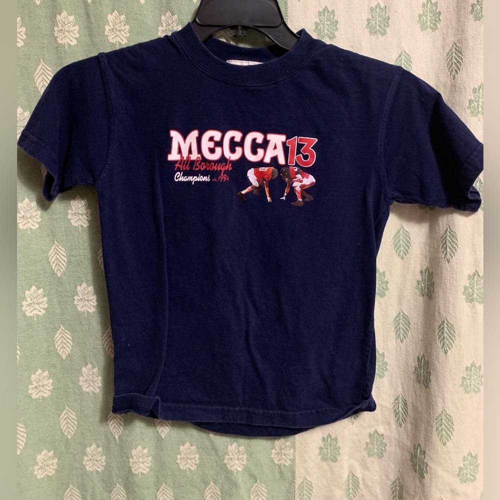 Boys Mecca Classic Athletic Navy Short Sleeve Tee (Size Small 6/7)
